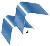 Tangent-plus-arc-plus-tangent; curve 90 degrees or less, the tangents together, equal or unequal, not to exceed 3/4 of the total girth