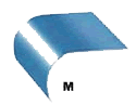 Type M Deep-curve-plus-tangent; curve will exceed 90 degrees of the arc