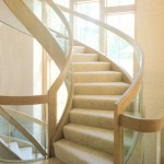 Curved Glass Stairway