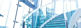 Curved Glass Stairs