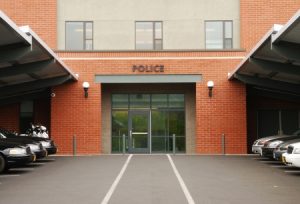 Bullet resistant glass at Police Station