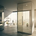 Glass Doors in office building