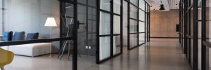 Laminated Glass Doors for Office Building